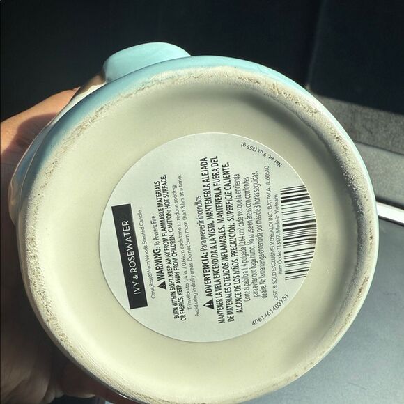 Butterfly Accented Ceramic Gnome Figurine candle NWOB - Picture 2 of 4